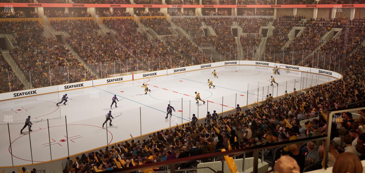 TD Garden - Section South Lounge Seat View