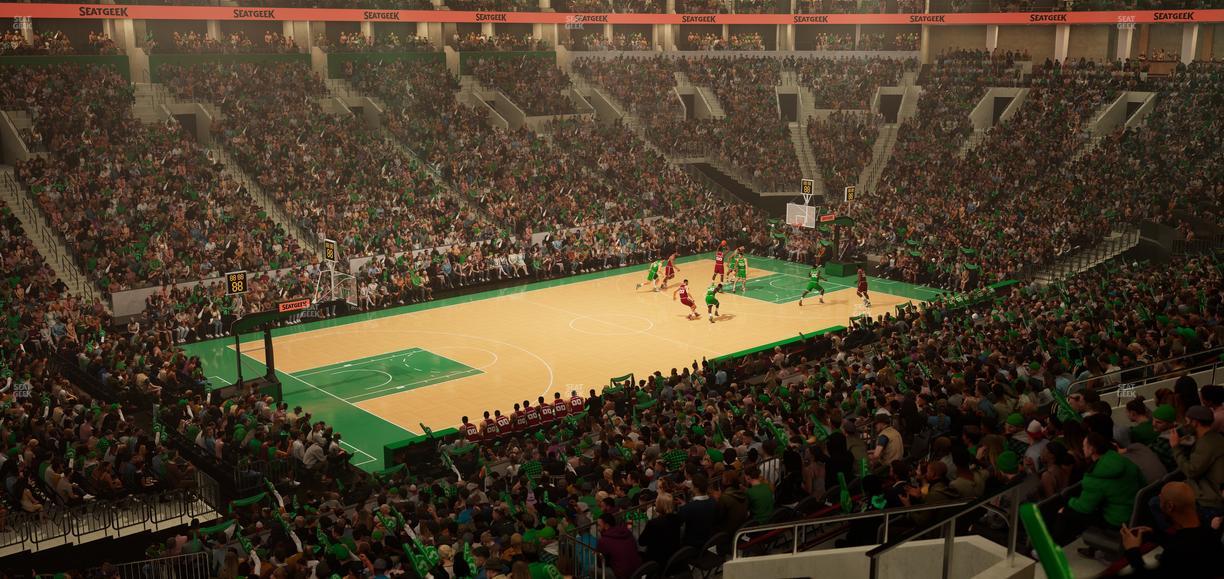 TD Garden - Section South Lounge Seat View