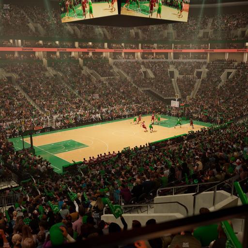 TD Garden - Section South Lounge Seat View