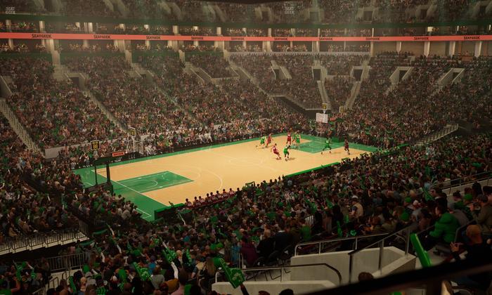 TD Garden - Section South Lounge Seat View