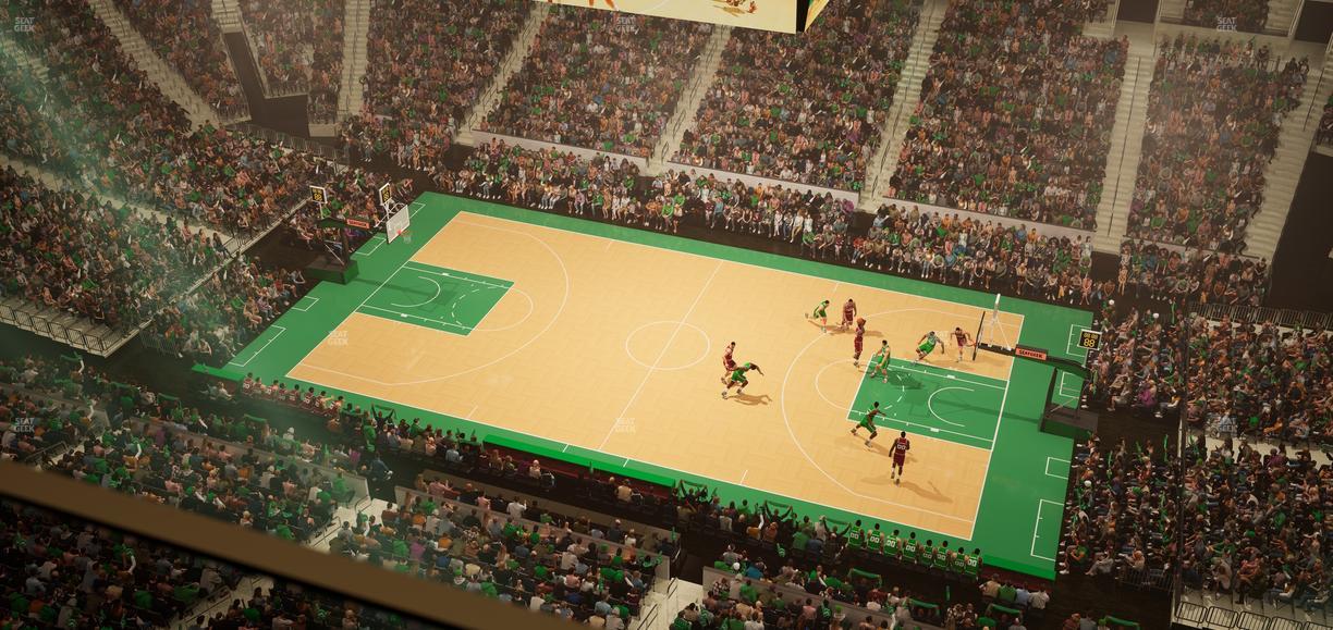 TD Garden - Section Stu 2 Seat View