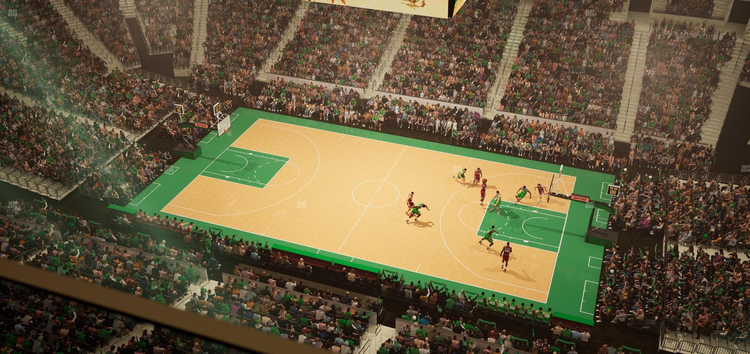 TD Garden - Section Stu 2 Seat View