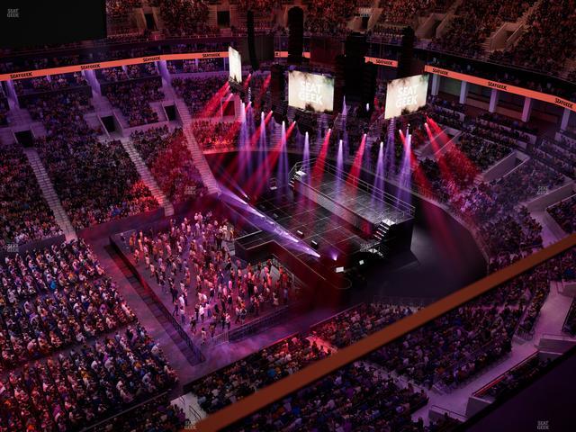 TD Garden - Section Stu 4 Seat View