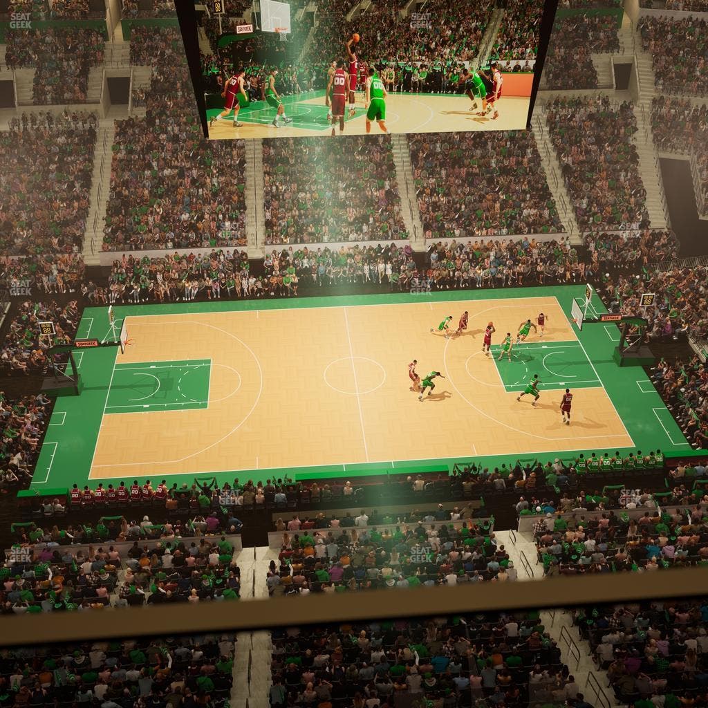 TD Garden - Section Stu 4 Seat View
