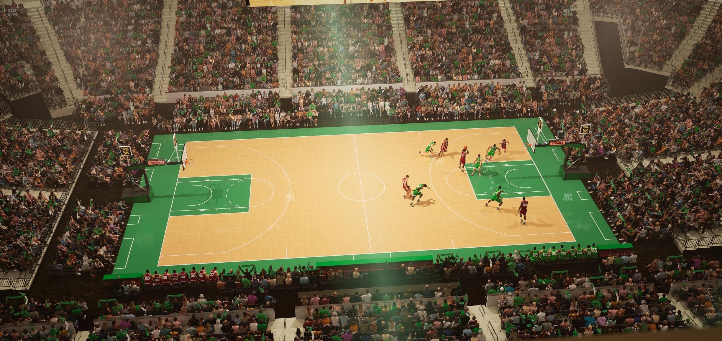 TD Garden - Section Stu 4 Seat View