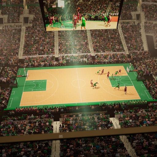 TD Garden - Section Stu 4 Seat View