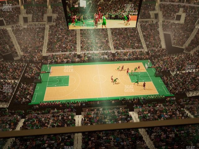 TD Garden - Section Stu 4 Seat View