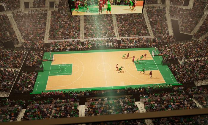 TD Garden - Section Stu 4 Seat View