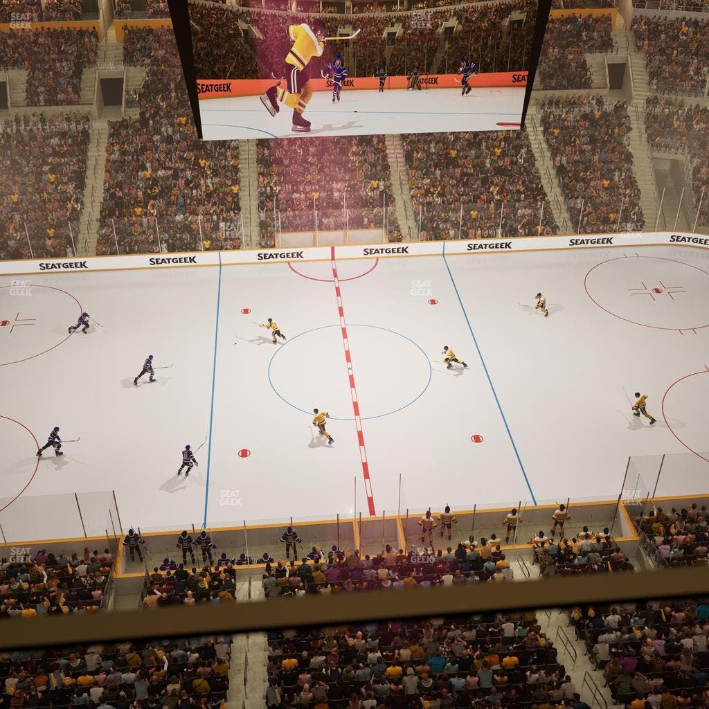 TD Garden - Section Stu 4 Seat View