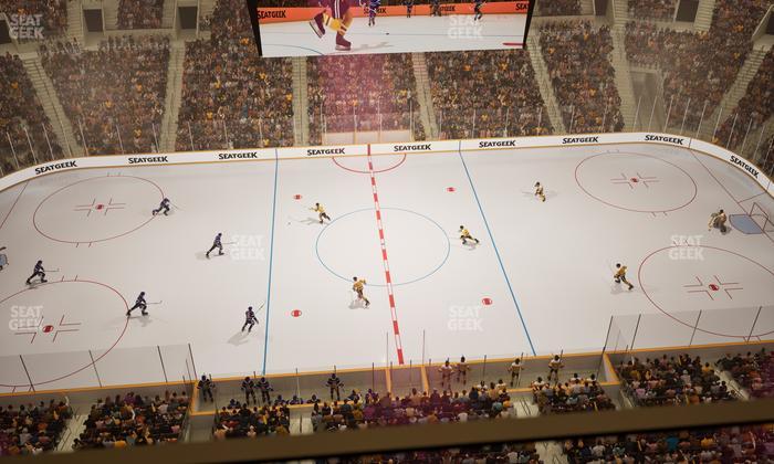 TD Garden - Section Stu 4 Seat View