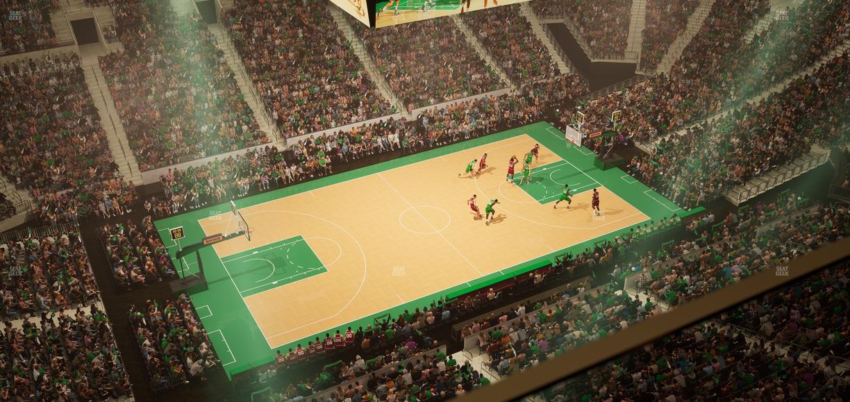 TD Garden - Section Stu 6 Seat View