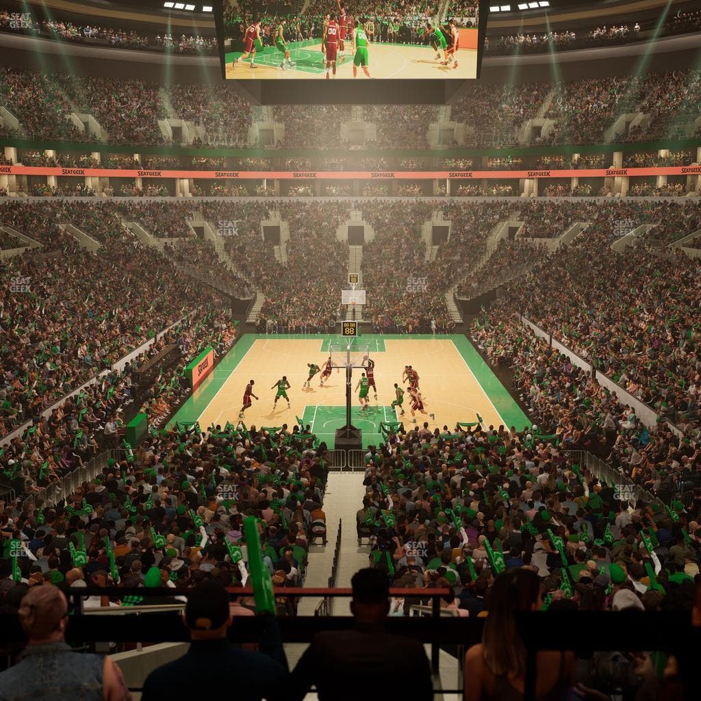 TD Garden - Section Upper Deck Seat View