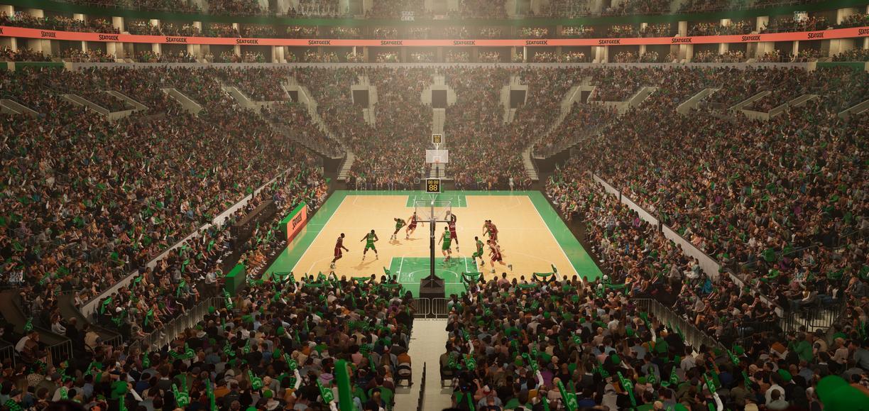 TD Garden - Section Upper Deck Seat View