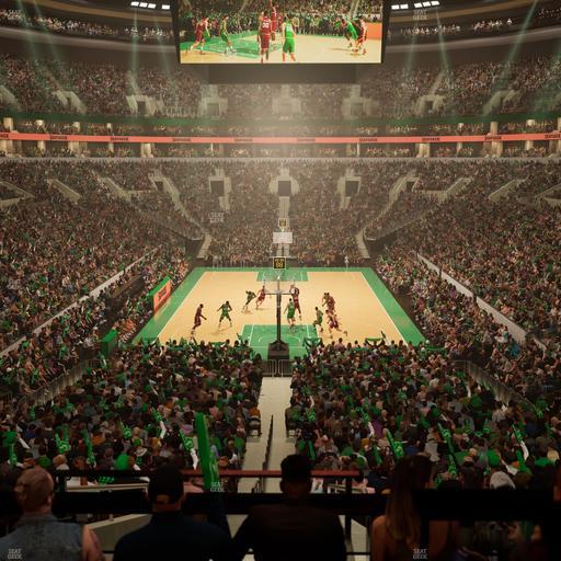 TD Garden - Section Upper Deck Seat View