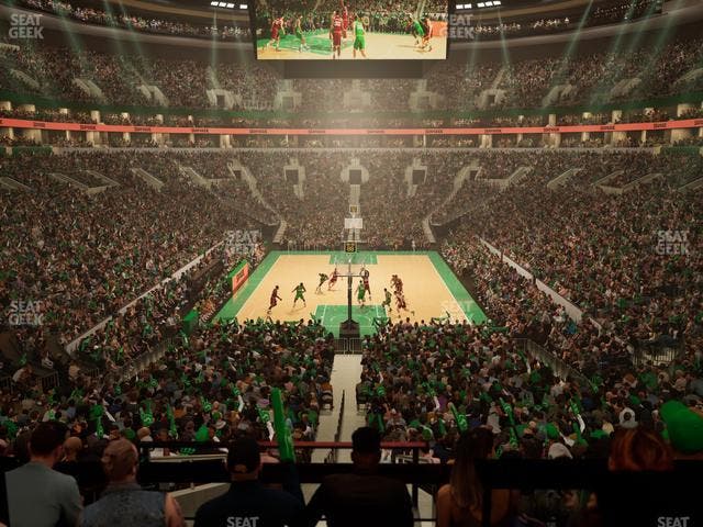 TD Garden - Section Upper Deck Seat View