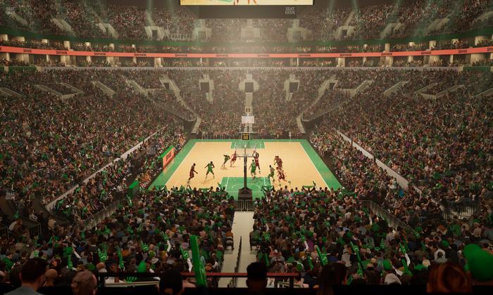 TD Garden - Section Upper Deck Seat View