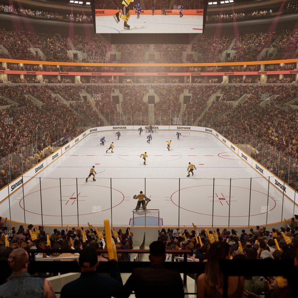 TD Garden - Section Upper Deck Seat View