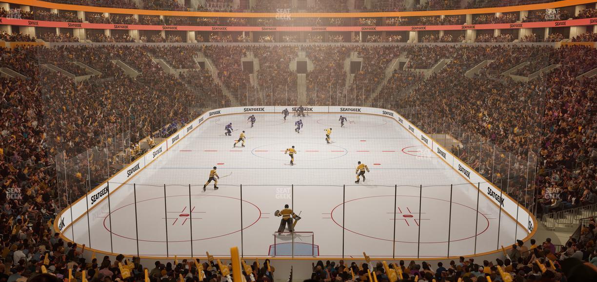 TD Garden - Section Upper Deck Seat View