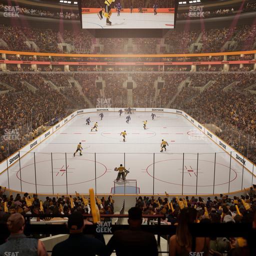 TD Garden - Section Upper Deck Seat View