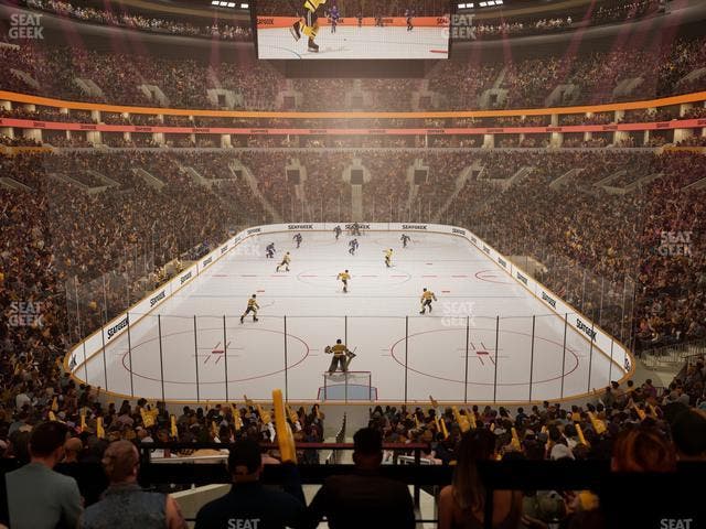 TD Garden - Section Upper Deck Seat View