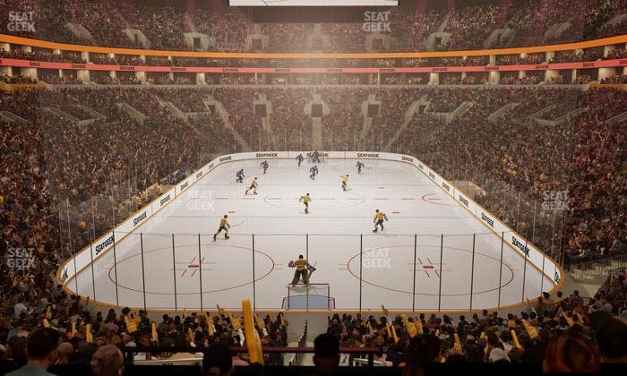 TD Garden - Section Upper Deck Seat View