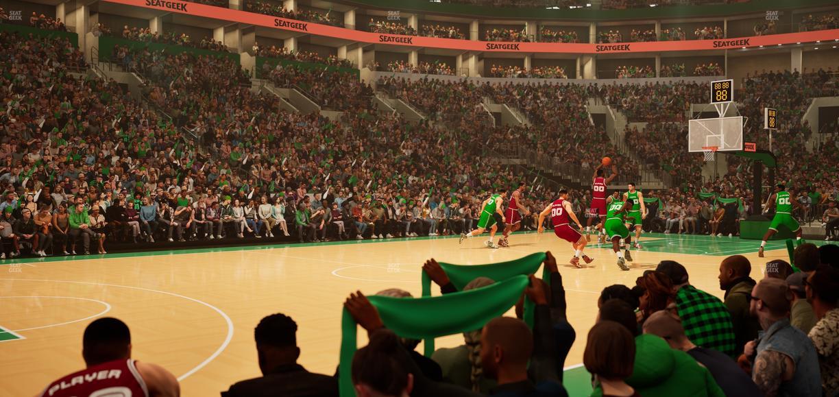 TD Garden - Section Vip 2 Seat View