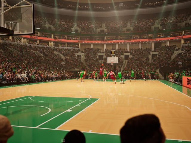 TD Garden - Section Vip 6 Seat View