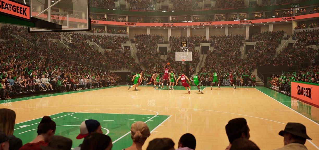 TD Garden - Section Vip 6 Seat View