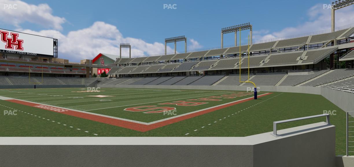 TDECU Stadium - Section 101 Seat View
