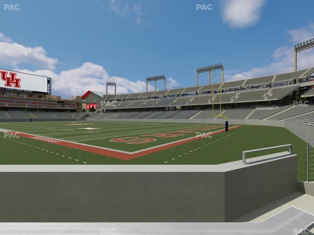 TDECU Stadium - Section 101 Seat View
