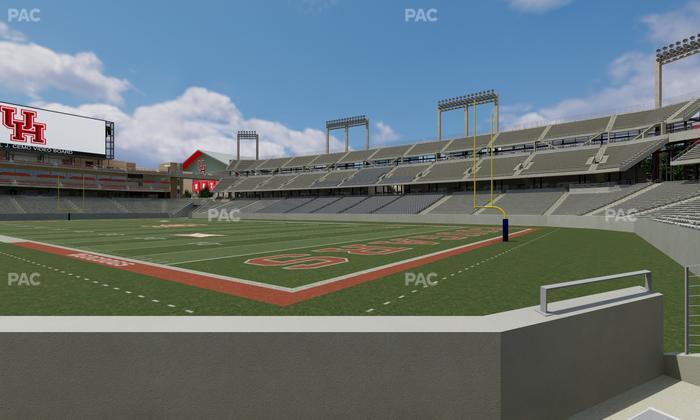 TDECU Stadium - Section 101 Seat View