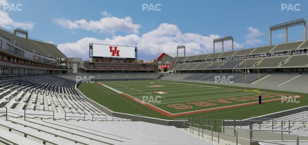 TDECU Stadium - Section 101 Seat View