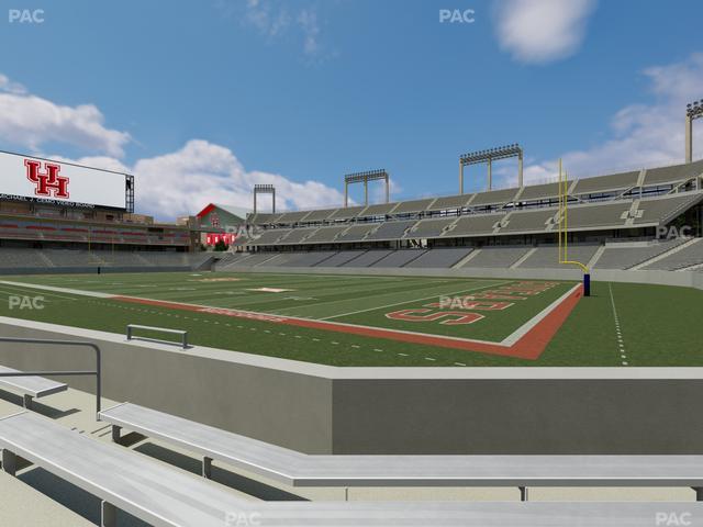 TDECU Stadium - Section 102 Seat View