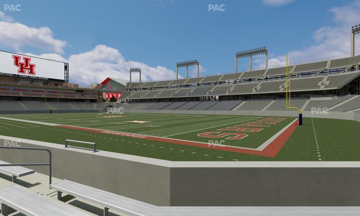 TDECU Stadium - Section 102 Seat View
