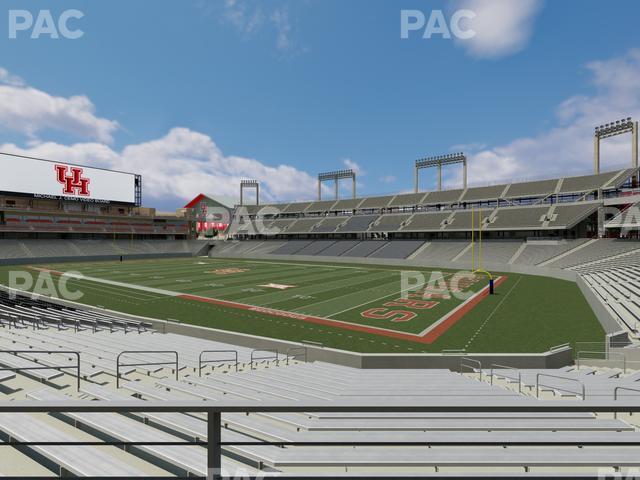 TDECU Stadium - Section 102 Seat View