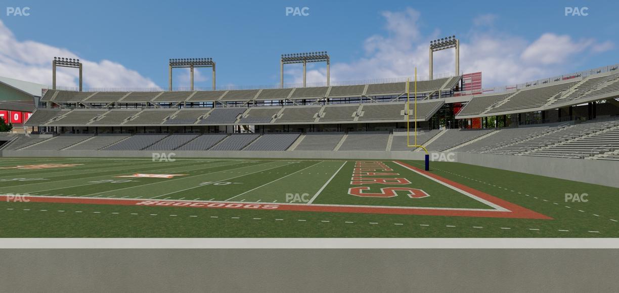 TDECU Stadium - Section 103 Seat View