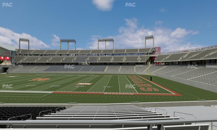 TDECU Stadium - Section 104 Seat View