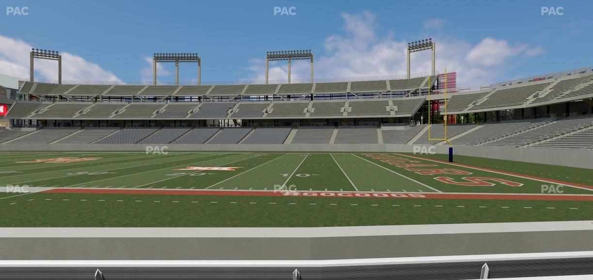 TDECU Stadium - Section 104 Seat View