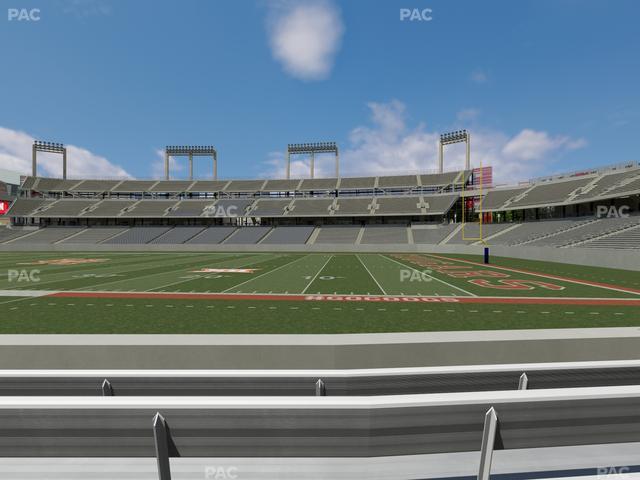 TDECU Stadium - Section 104 Seat View