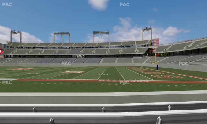 TDECU Stadium - Section 104 Seat View