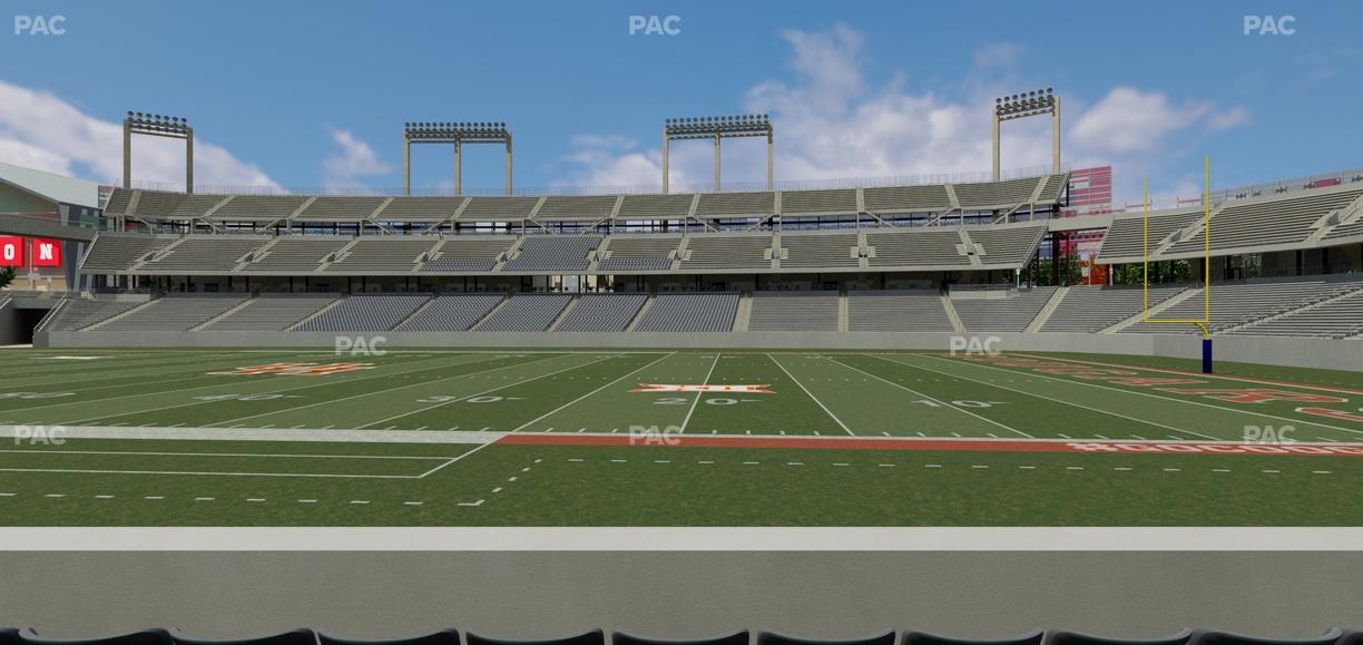 TDECU Stadium - Section 105 Seat View