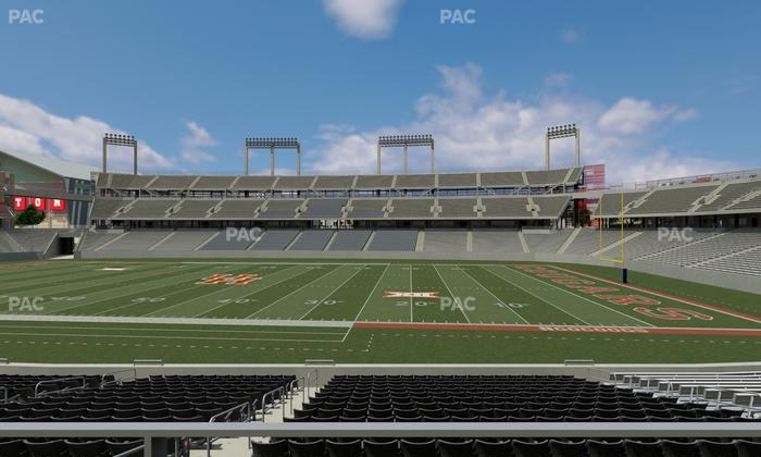 TDECU Stadium - Section 105 Seat View
