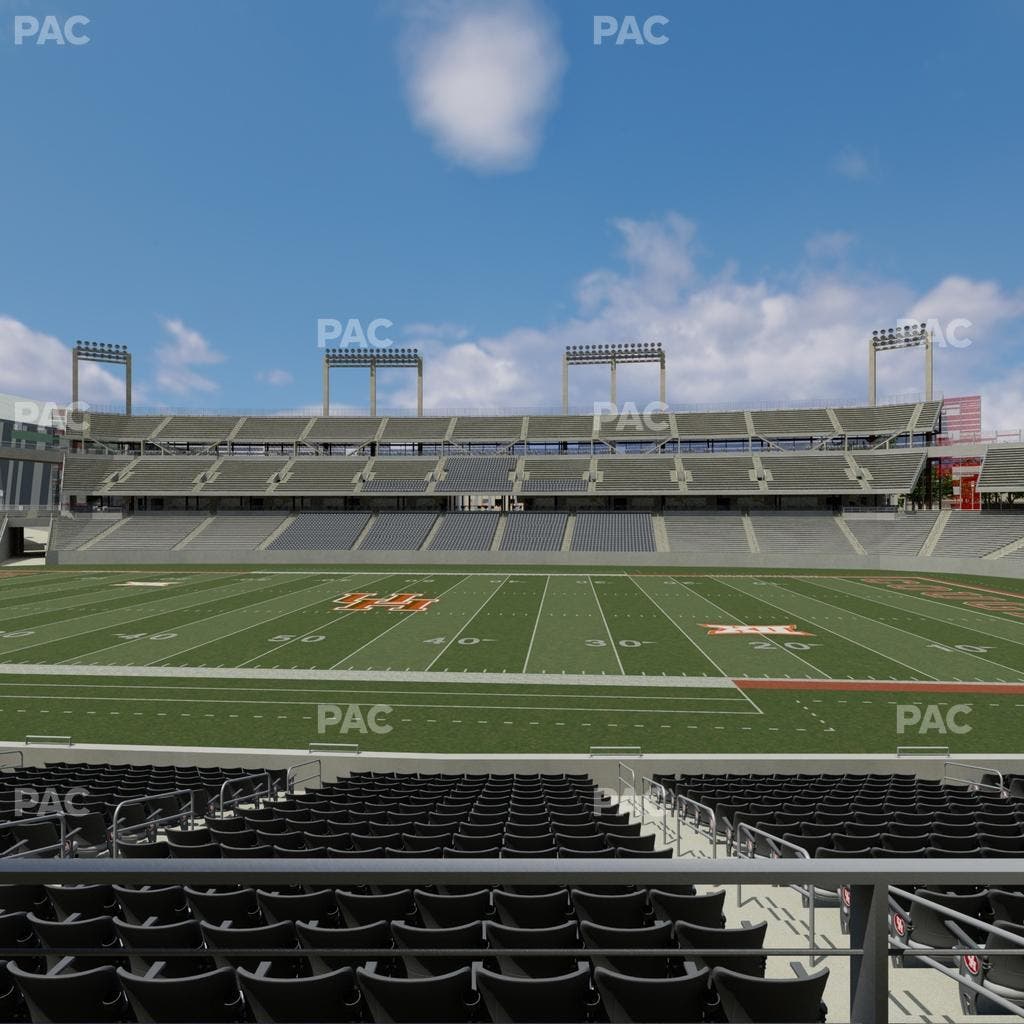 TDECU Stadium - Section 107 Seat View