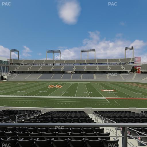 TDECU Stadium - Section 107 Seat View