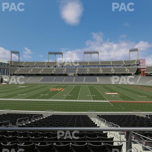 TDECU Stadium - Section 107 Seat View