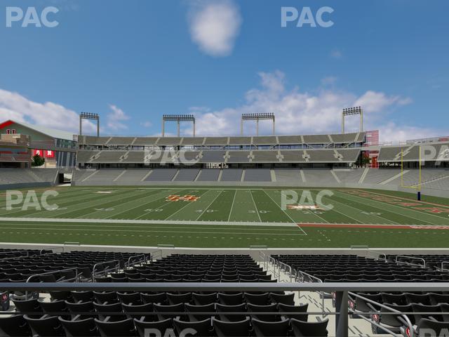 TDECU Stadium - Section 107 Seat View