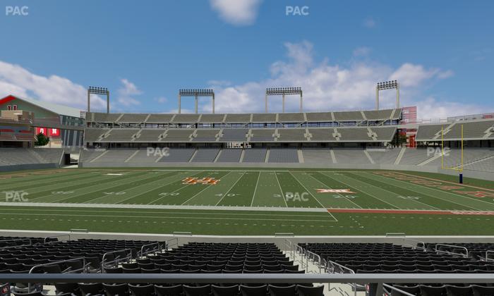 TDECU Stadium - Section 107 Seat View