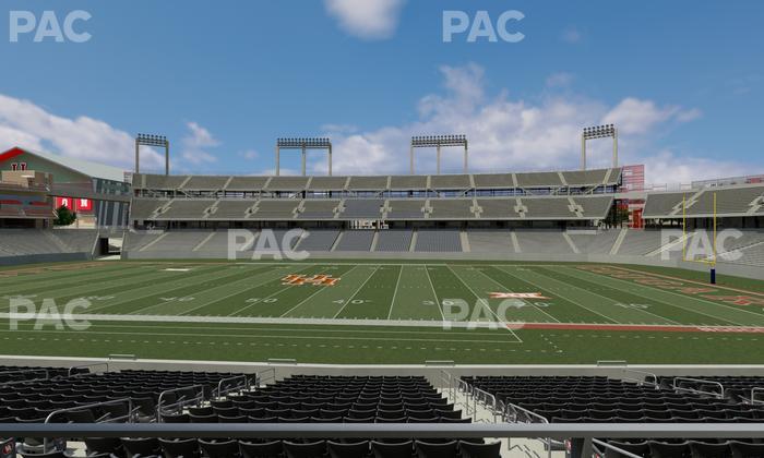 TDECU Stadium - Section 107 Seat View