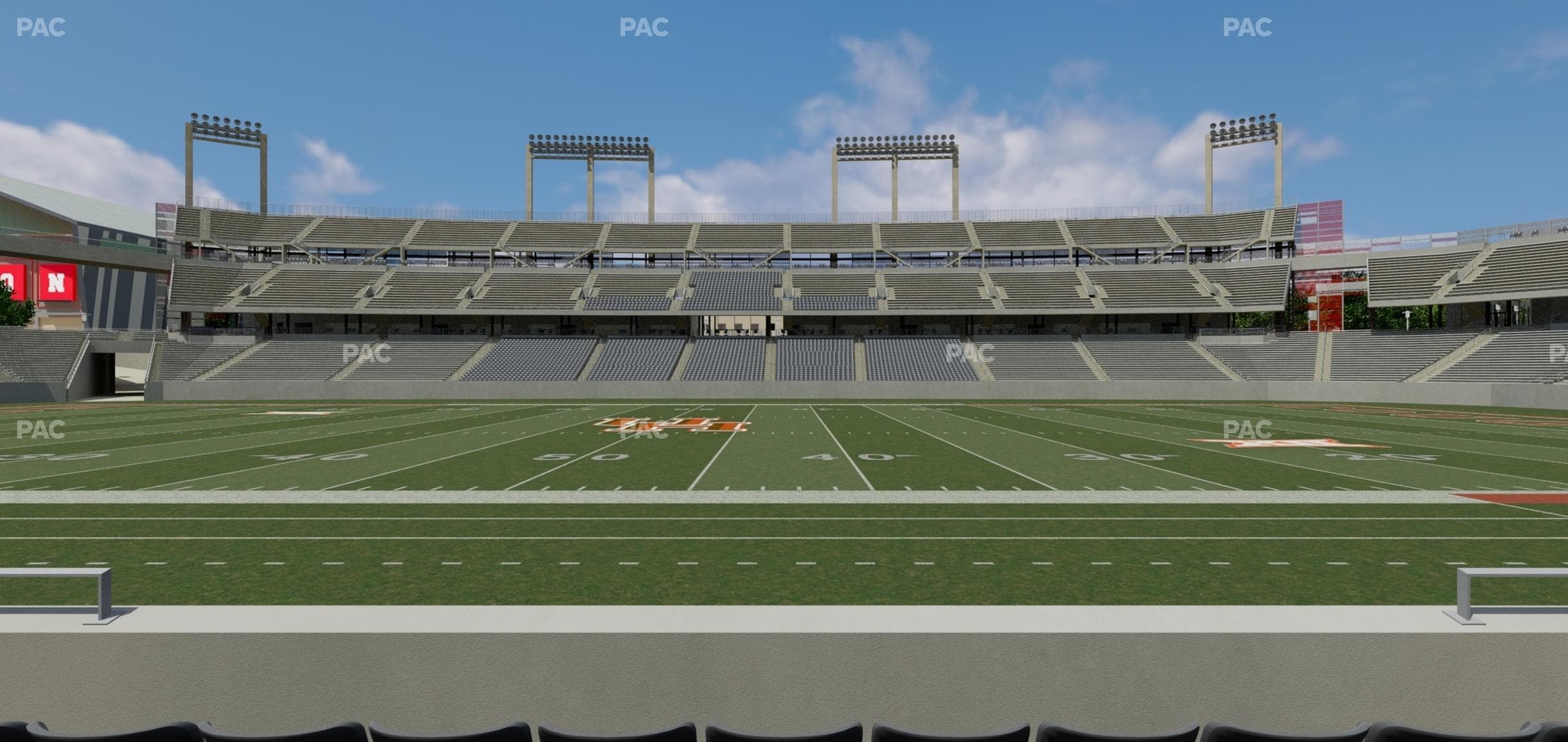 TDECU Stadium - Section 108 Seat View