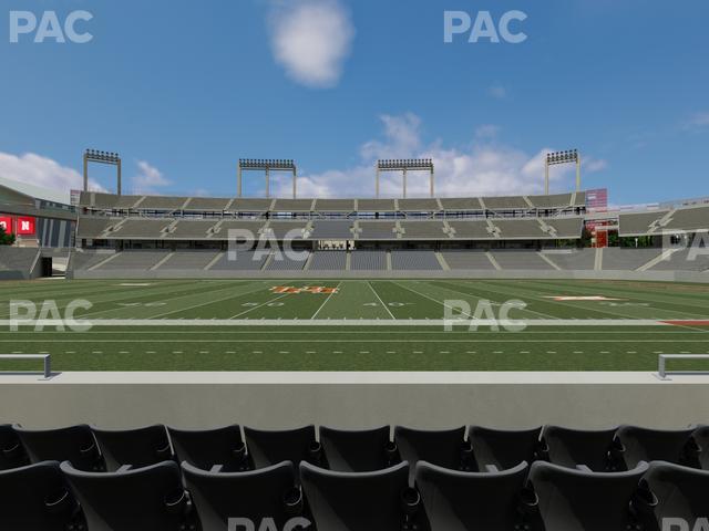TDECU Stadium - Section 108 Seat View